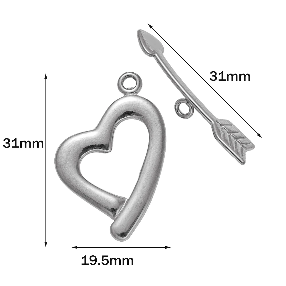Variant: Steel Heart19X31mm