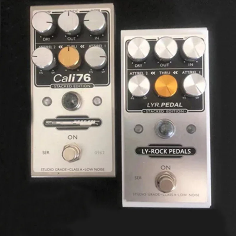 LY-ROCK Cali76 Rock Electric Guitar Compression Stompbox Cali76 Double Pressure Stack Basss Guitar Effect Pedal Original Clone