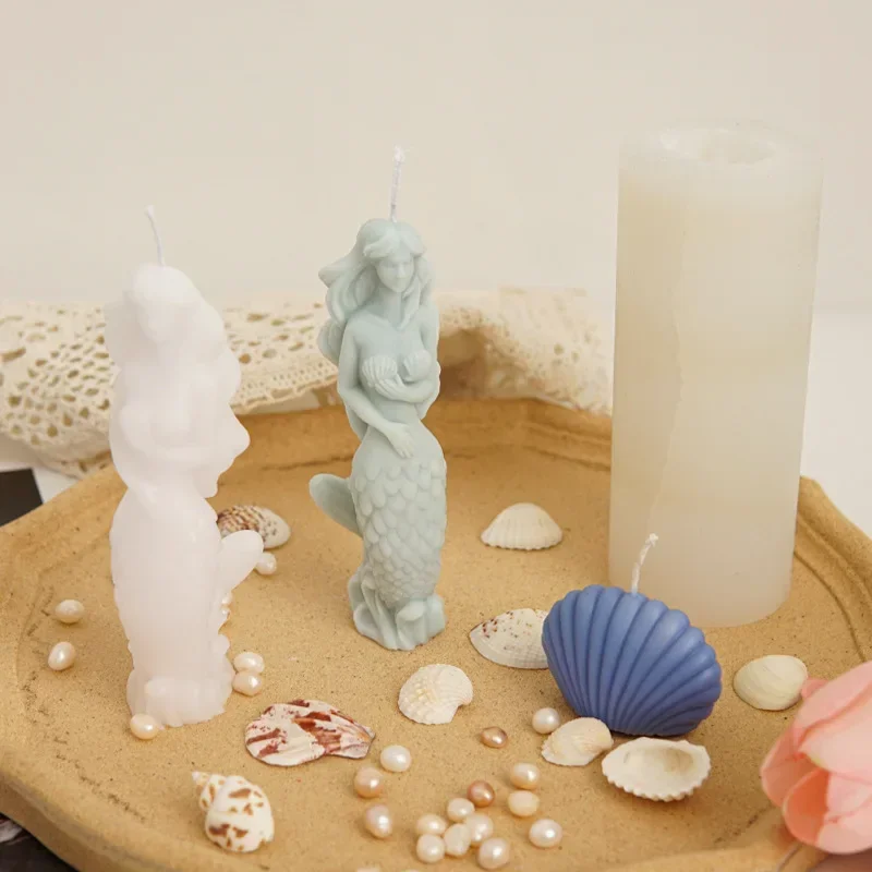 

Зеркальная форма «сделай сам» для мужчин и рыб, комбинированная силиконовая форма, 3D Ручная работа, мыло, гипсовая смола, материалы для изготовления