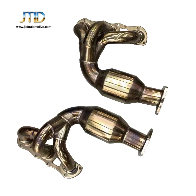 Exhaust Manifold header For Porsche 911 Carrera 2012 3.8T 304 Stainless Steel Muffler Down Pipe With/Without Catalytic