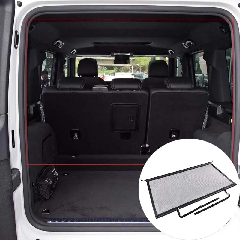 For Mercedes-Benz G-Class W463 W464 2019-2025 trunk pet fence safety isolation protective net interior protect accessories 1PCS