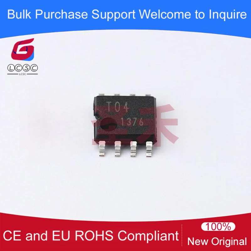 20pieces/Pack BR24T04F-WE2 EEPROM Serial-2Wire 4K-bit 8-Pin SOP Low Power Consumption Memory IC Chip Code T04