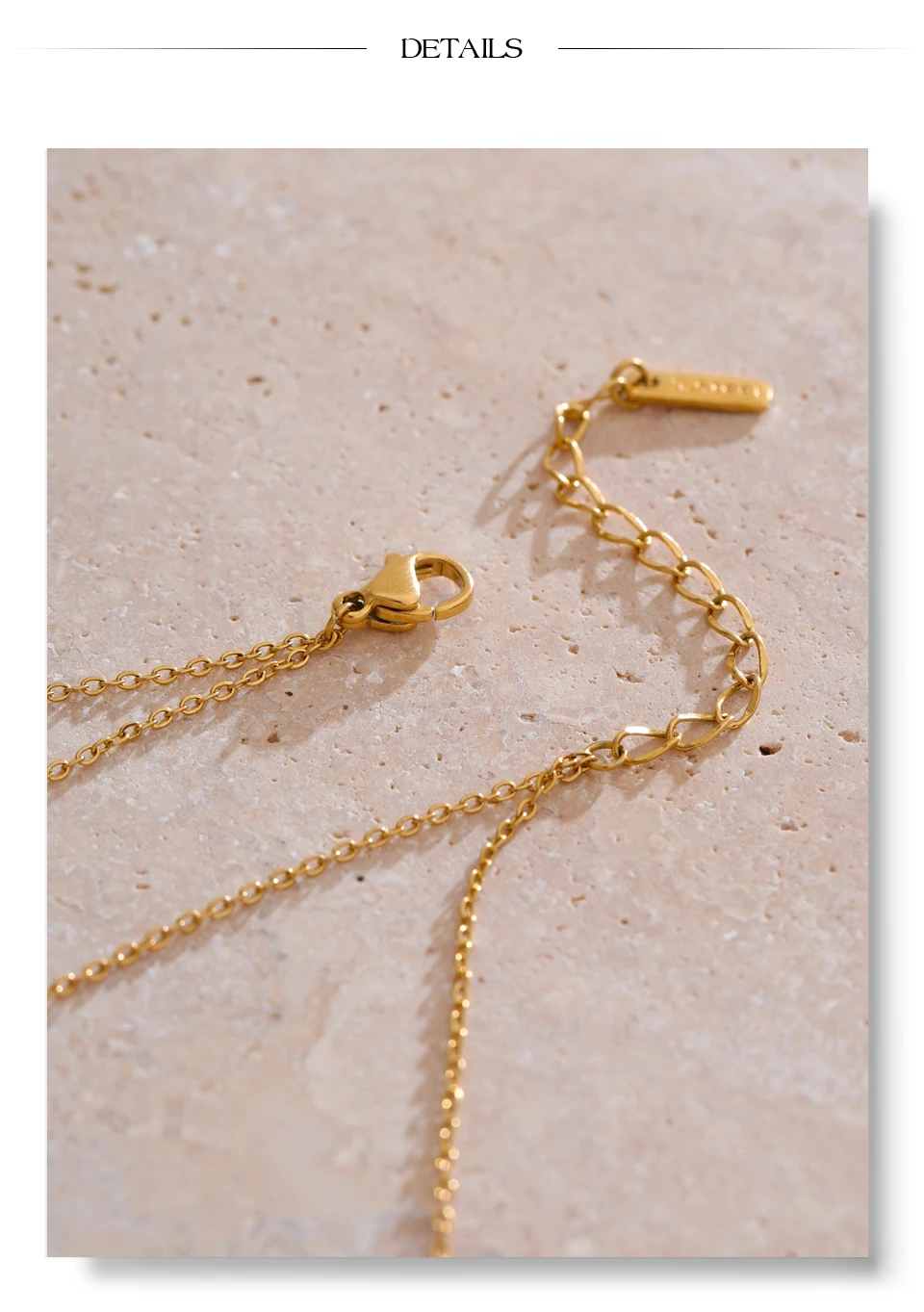 Yhpup Zarte Zirkonia Doppelschicht Kette Tropfen Quaste Luxus Halskette für Frauen Edelstahl Exquisite Schmuck Geschenk – Detail 3