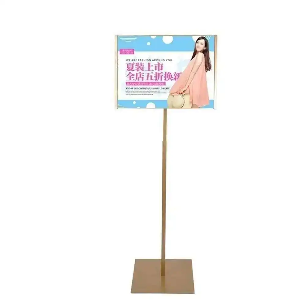 Vertical Horizontal Rotational Poster Frame A4 Floor Stand Advertising Food Banner Rack Kt Board Holder Menu Stand Menu Display