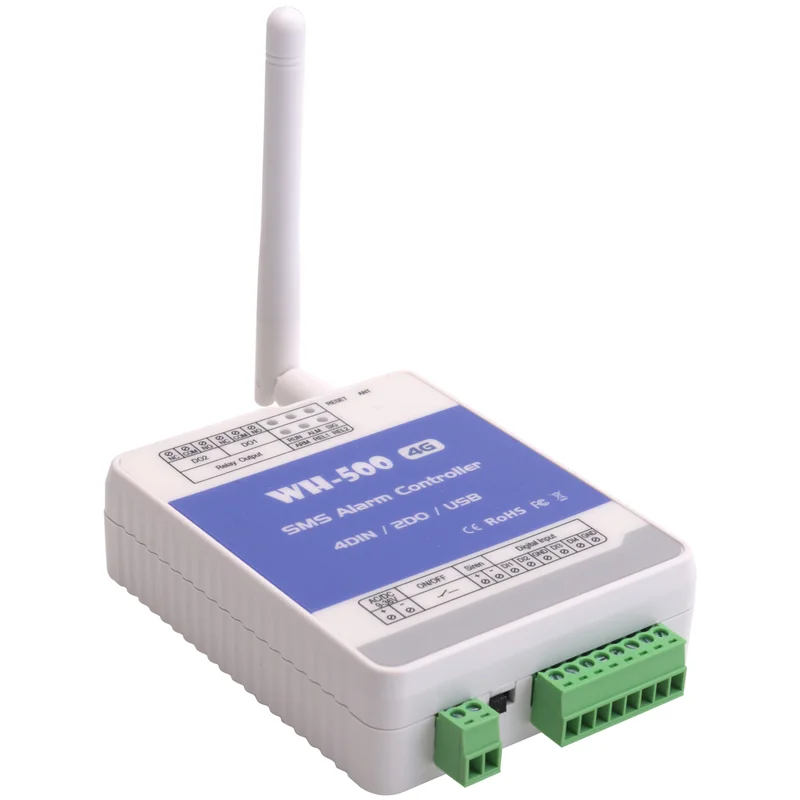 A92Z Gate Door Opener Relay Switch WH-500-EU GSM 4G Remote Controller With Remote Wireless Alarm APP Control