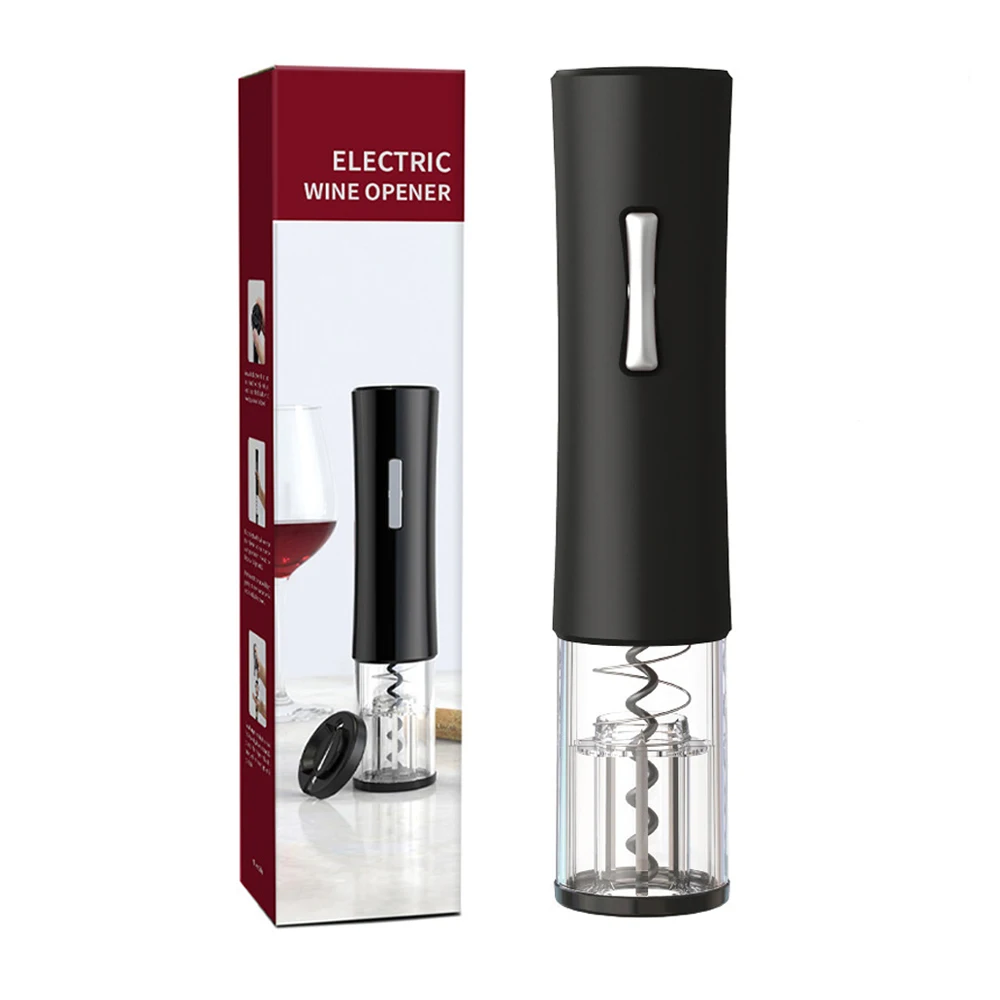 

Electric Wine Opener Corkscrew Red Wine Opener with Foil Cutter Kitchen Gadgets Bottle Opener