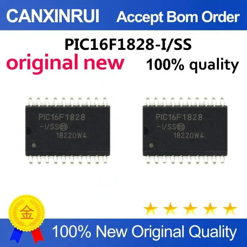 PIC16F1828 PIC16F1828-I/SS SSOP20 Feet New Single-chip microcomputer chip Genuine hot sale