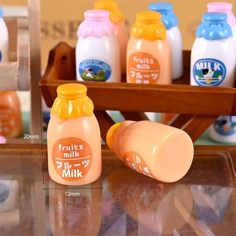 10-teiliges Puppenhaus, japanische Milchflasche, Miniaturen, Modell, Convenience-Store, Zubehör für Puppenhaus, Kinder, Rollenspiel, Spielzeug, Geschenke