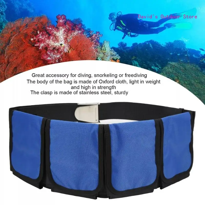 

Weight Belt Diving Pocket Weight Belt Diving Accessories for Surfers Swimmers X3UA