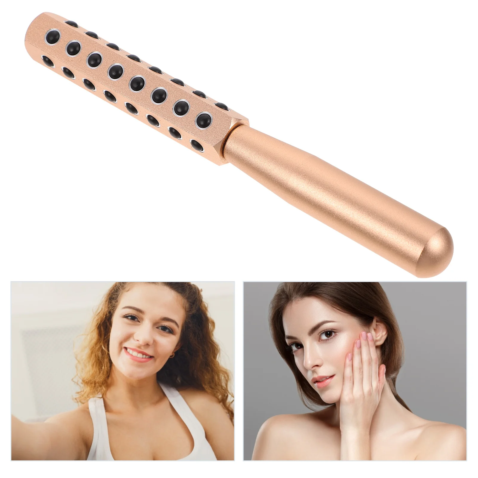 

1 шт., массажная палочка для похудения, косметический стержень для лица, подбородка, подтяжки щек, практичный инструмент для массажа лица