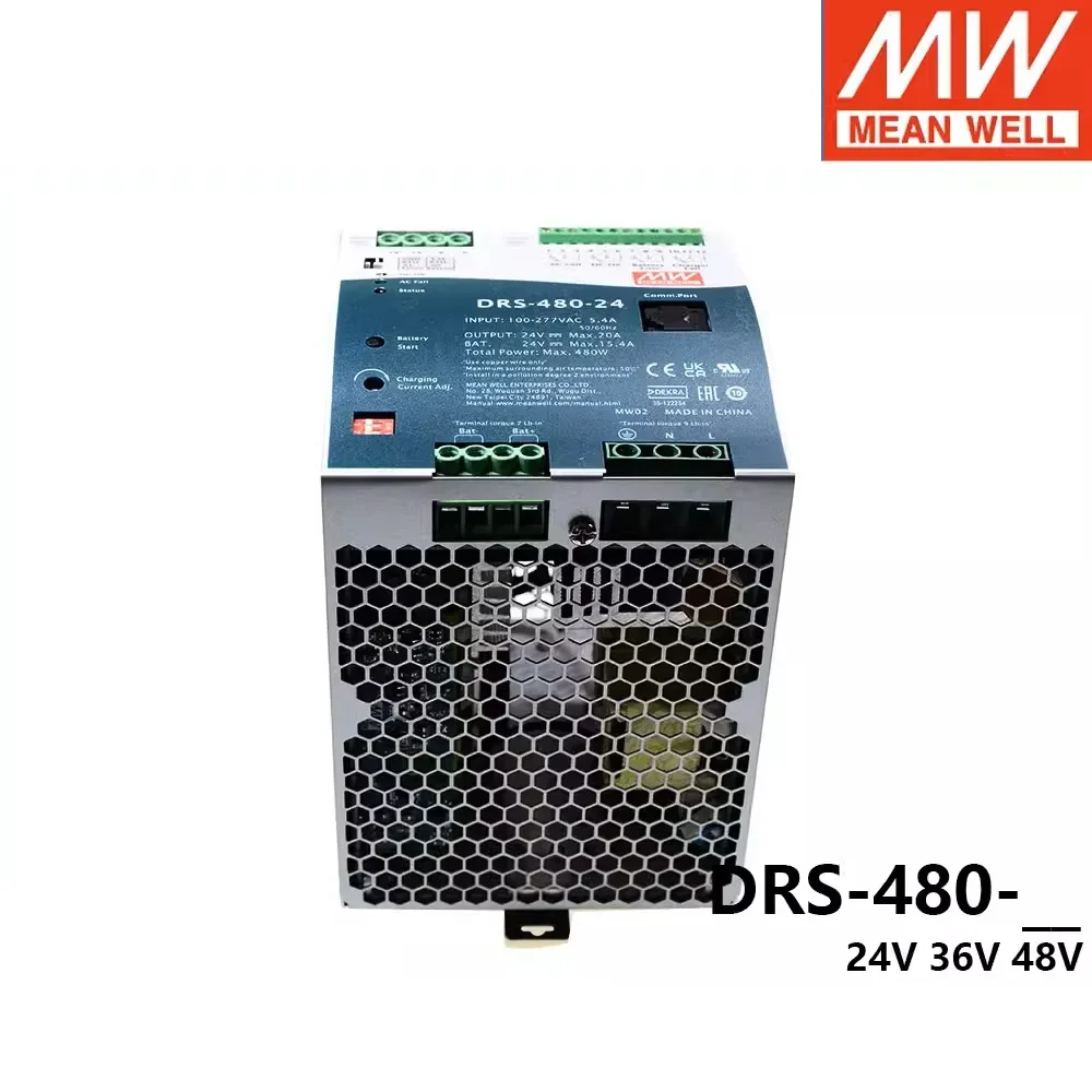 

MEAN WELL DRS-480-36 DRS-480 36 В 10,2 А 480 Вт Универсальная интеллектуальная мощность безопасности