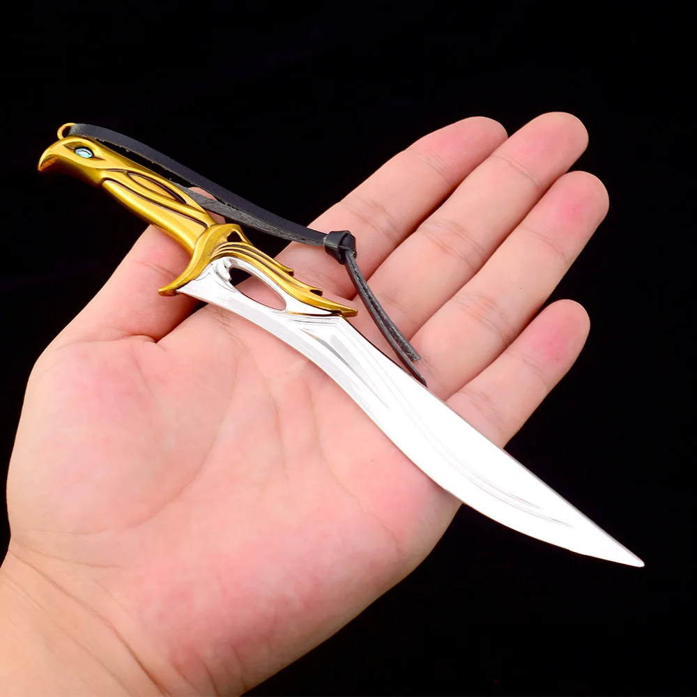 18cmValorant Soveregin espada juego periféricos Metal modelo Weapo accesorios decoración de escritorio adornos colgante llavero juguetes de regalo