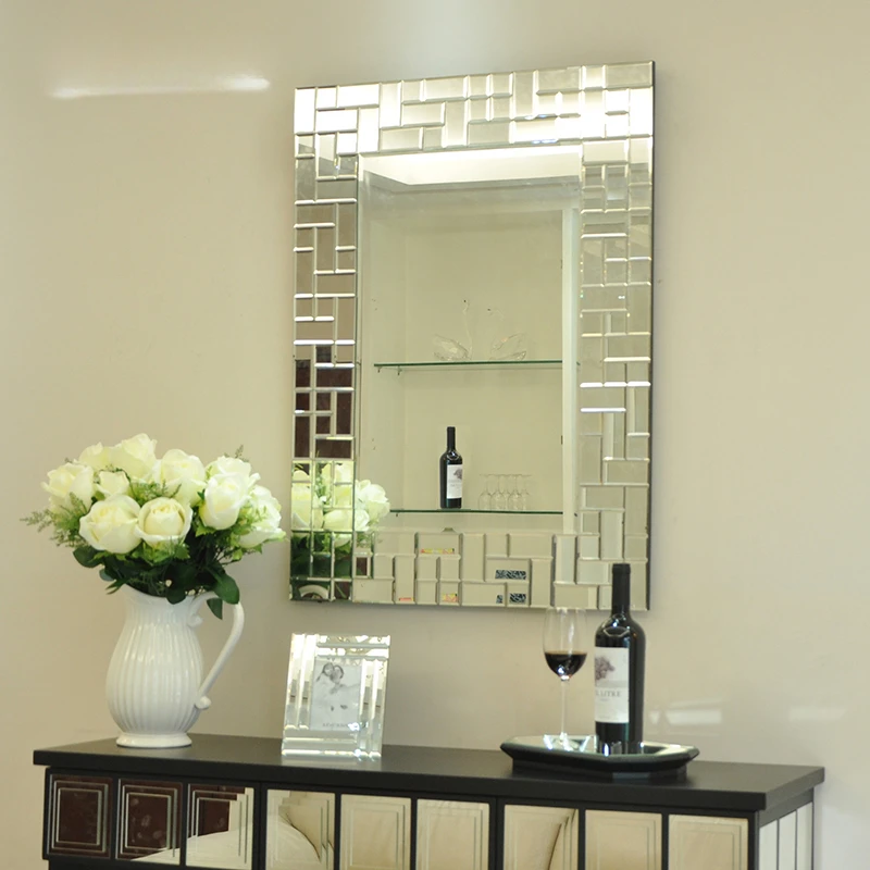 Mirror decorative r porch mirror bathroom fashion decoration neoclassical postmodern
