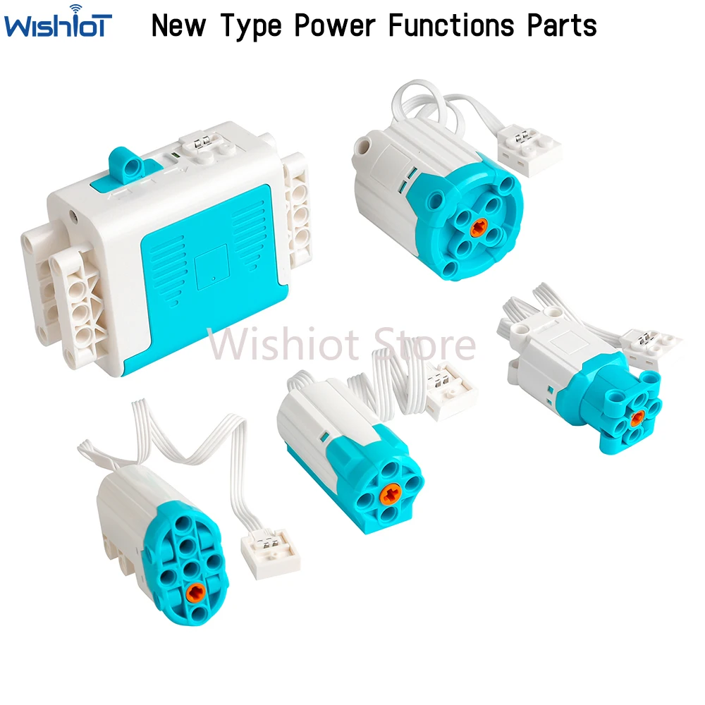 

New Version MOC Power Functions M L XL Servo Motor 8883 88003 8882 88004 AA Battery Box 8881 Technical Part Building Block Brick