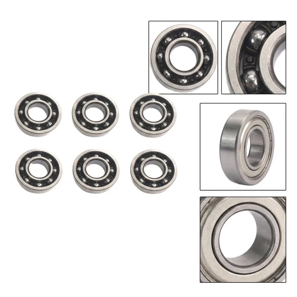 For FS300 FS400 FS450 Trimmer Head Bearings 6001 Gear Bearings Black And Silver Alloy Steel Construction High Load Capacity