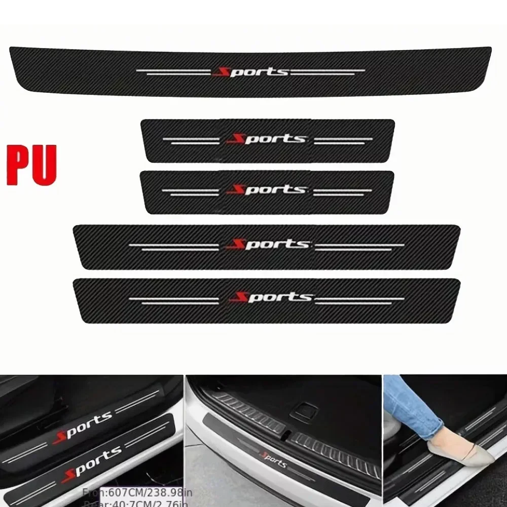 

For Xpeng G9 2022 2023 2024 Bumper Car Protector Scuff Plate Guards Door Sill Threshold Pedal Cover Trim Accessories