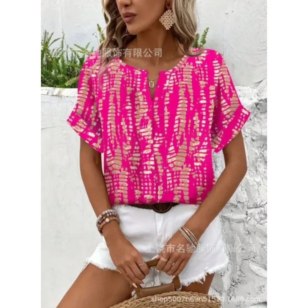 Women Hot Selling Print Blouse Casual Long Sleeve Shirt Elegant Ladies Spring Summer Soft Breathable Comfy New