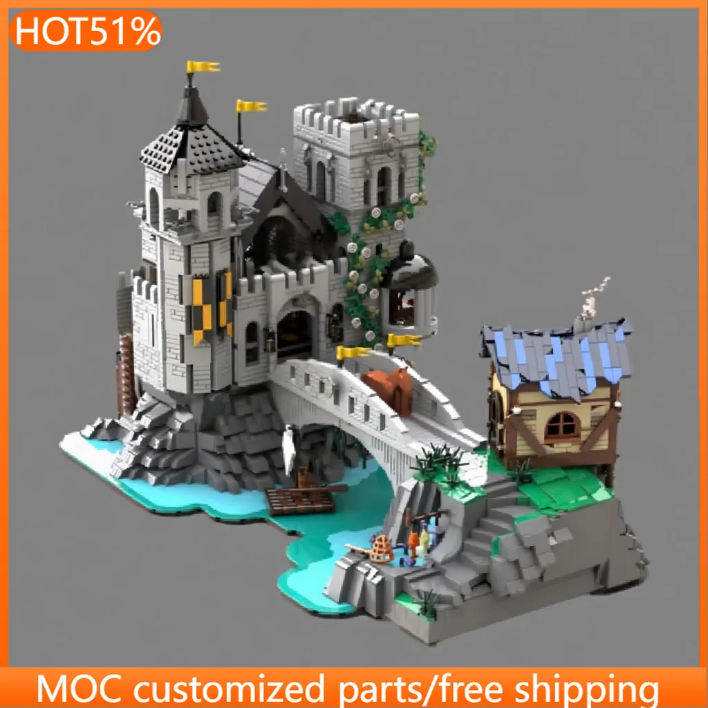 4799 PCS Medieval Serpent's MOC Customize Modular Building Block Kids Model Brick Popular Simple Design DIY Holiday Toy Gifts