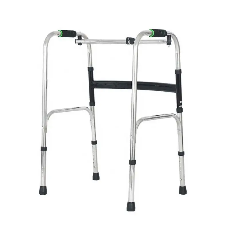 

Folding Walking Aid Walker Frame For Disabled MEDICAL CRUTCH Lightweight Standing Frame Aluminum Hospital device