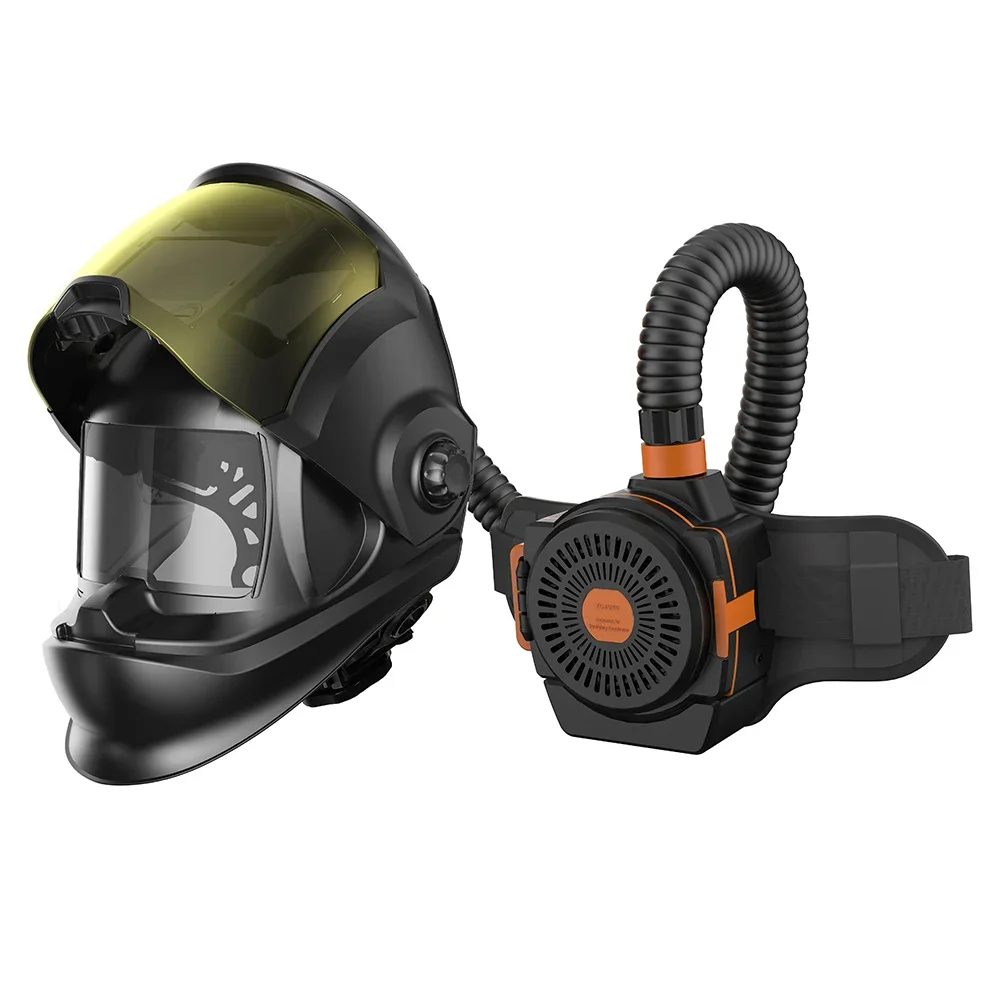 SU safe up gas mask PAPR power air purifying respirator automatic dark air purifying respirator welding helmet