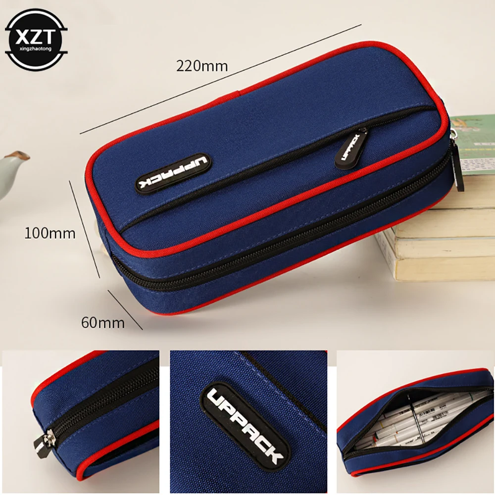 Pencil Case High Appearance Double Layer Pencil Case Pencil/Sundry Storage Children's Pencil Case for Office and School Supplies