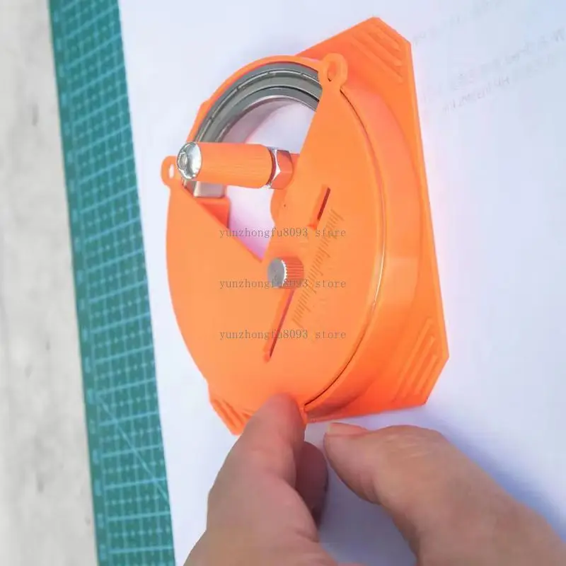 0-30mm Manual Adjustable Circle Cutter, Alloy Bearing Rotary Compass Cutter for Paper Craft DIY Cutting