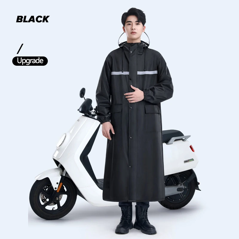 1 Pc Full Body Motorcycle Rider Raincoat for Men Waterproof Raincoat Fashion Walking Protection Adult Raincoat