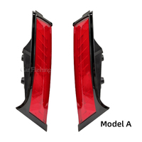 2PCS For Nissan Xtrail X-trail X trail Rogue 2014 - 2020 LED DRL Rear Bumper tail light fog lamp Brake Lights Signal lamp