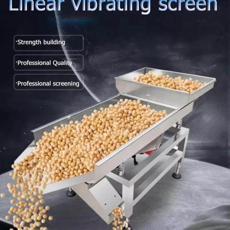 Vibrating Sieve Vibratory Screen Machine Industrial Stainless Steel Powder Separator for Flour Grain Particle Separation OME