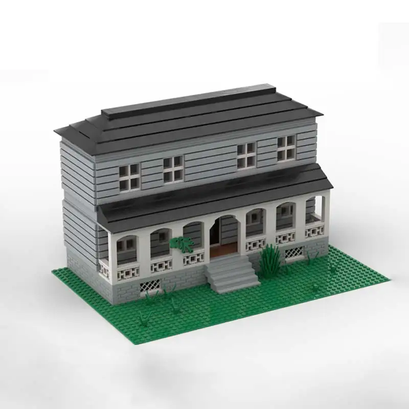 Scene Architecture Modular Building Blocks MOC Street View House Model Technology Bricks Children's Collectible Toys Xmas Gifts