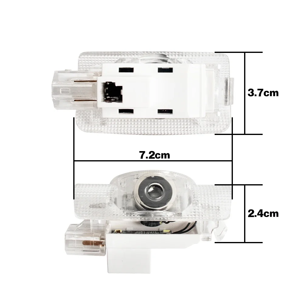 LED Car Door Welcome Warning Light For Lexus IS250 IS300 ES200 ES250 ES260 ES300 UX200 F RX300 IS GS RC UX RX ES GX LS LX Series