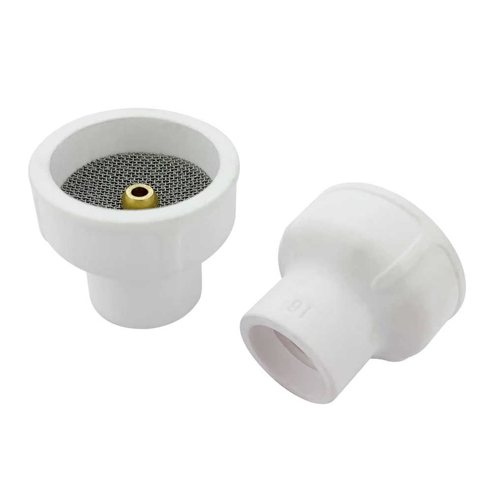 Tazza di allumina per WP9/20/17/18/26 torcia per saldatura Tig #16 tazza per saldatura TIG bianca in ceramica 16 # ugello in ceramica bianca