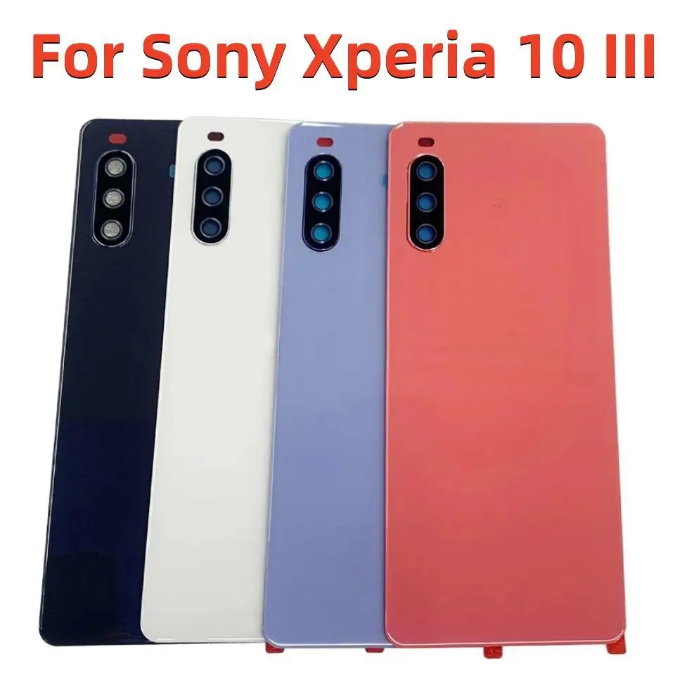 

Original Glass For Sony Xperia 10 III SO-52B SOG04 XQ-BT52 A102SO Battery Cover Rear Door Panel Housing Cover Replacement Parts