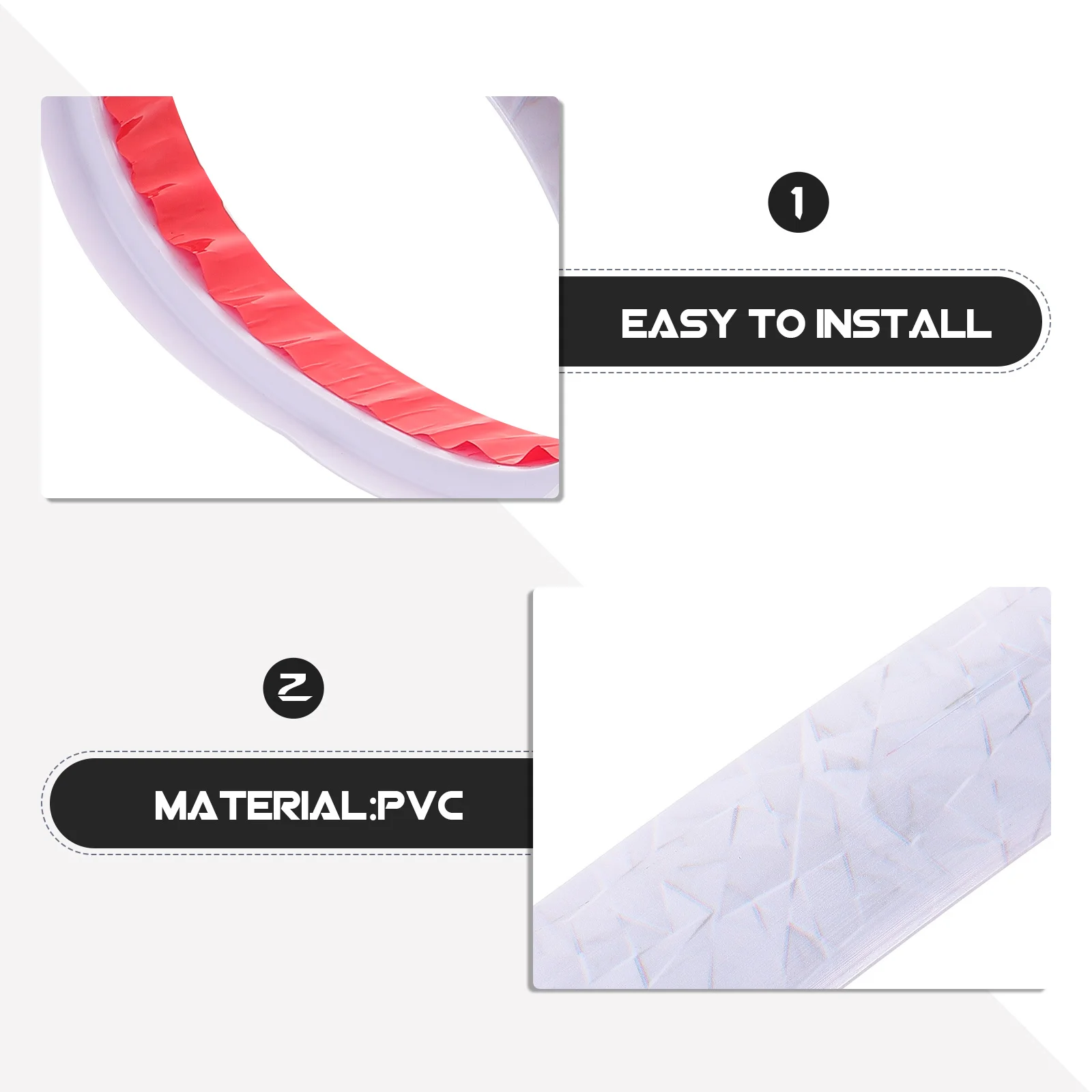 

Threshold Ramp Strip 2.5Cm Height Durable Plastic Floor Transition Strip For Wheelchair Stroller Sweeping Robot Ramps Home