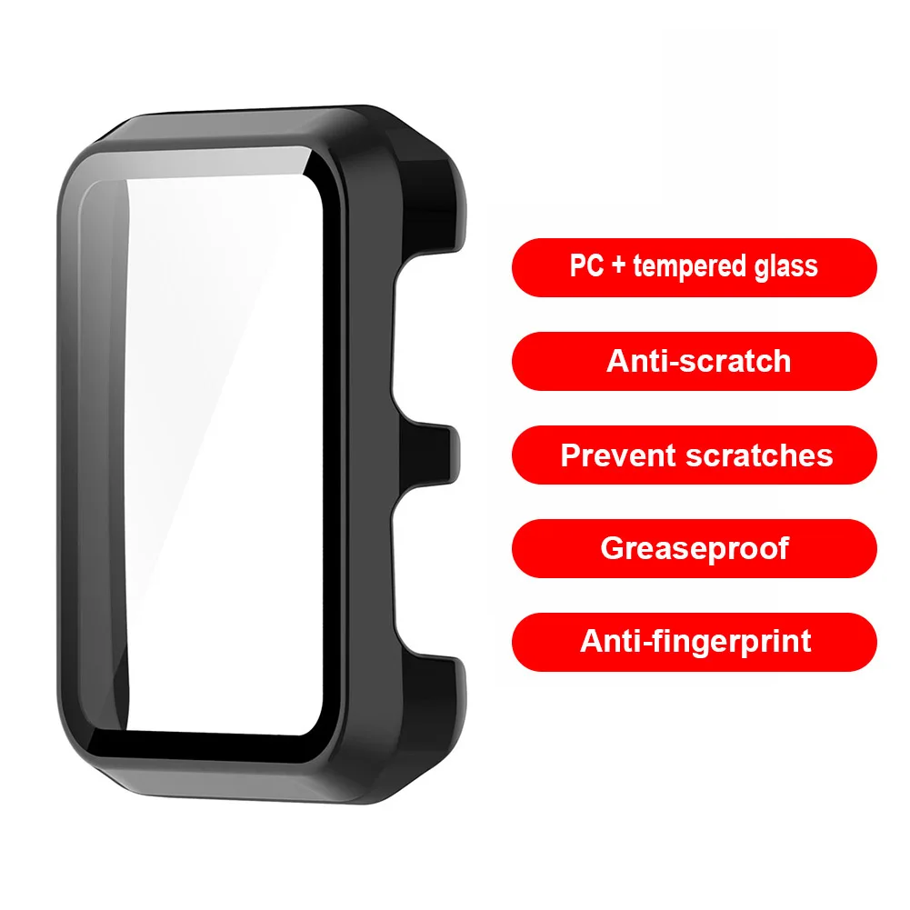 

Smart Watch Protective Case for Huawei Watch D Bumper Tempered Glass Full Screen Protector Anti-fingerprint Case