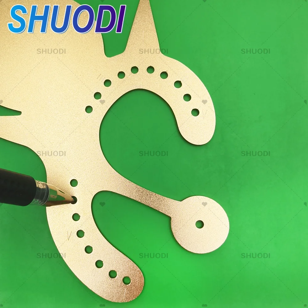 1 قطعة متعددة الوظائف الأسنان المطاط السد لكمة ثقب مجلس المطاط السد أداة سبائك الألومنيوم أداة تبييض الأسنان #3