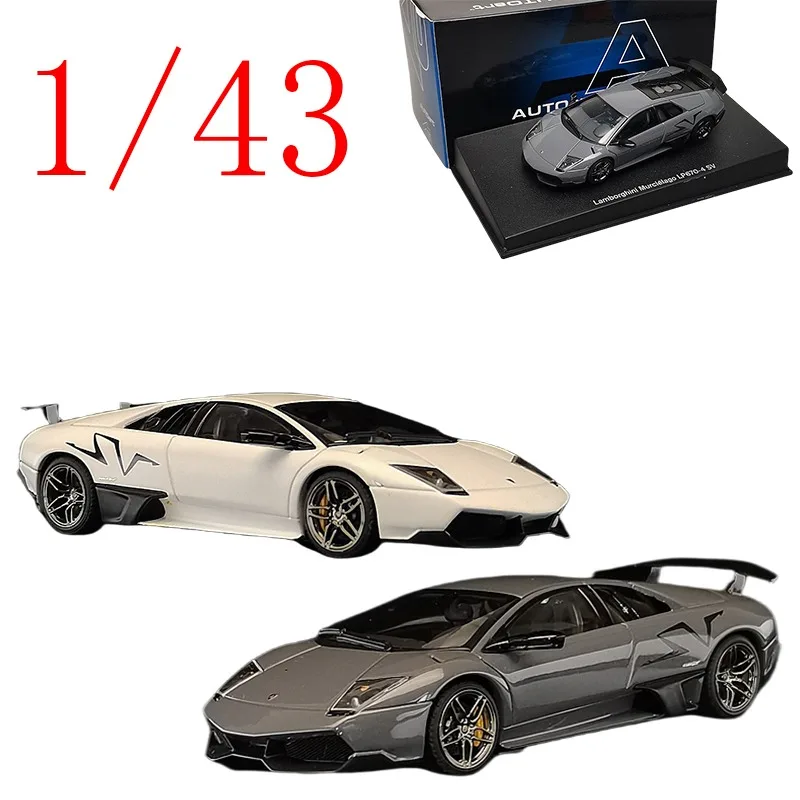 

AUTOart Diecast 1/43 Scale Lamborghini Alloy Model Cars Lamborghini LP670-4 Play Vehicles Toys for Boys Gift Original Box