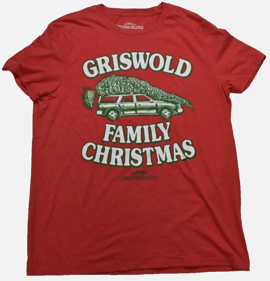 National Lampoons Christmas Vacation Mens Griswold Family Vacation Shirt New 2XL