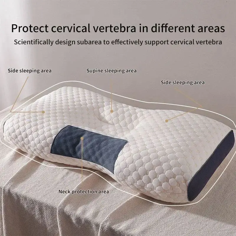 Cervical Orthopedic Neck Pillow Help Sleep And Protect The Pillow Neck Household Soybean Fiber SPA Massage Pillow For Sleeping