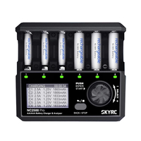 SKYRC NC2500 Pro Charger DC 12V 3A Multi-Function 4-Mode Discharging Charging Analyser for AA/AAA NiMH/NiCD & Lithium Batteries
