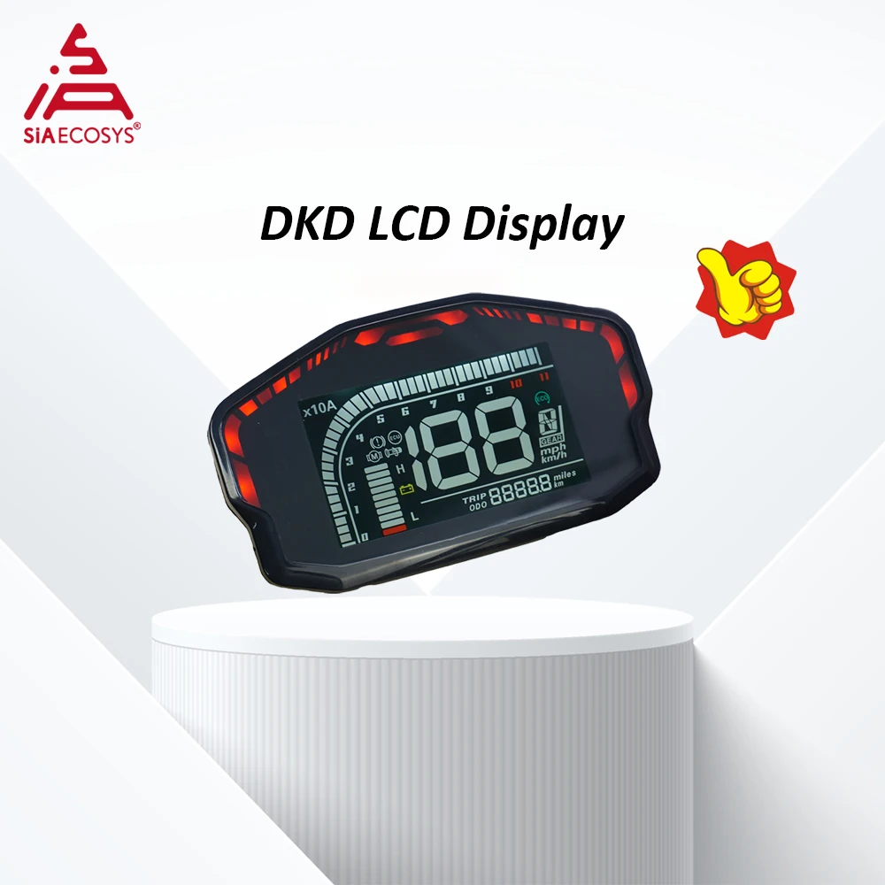 

US Warehouse Best Sale DKD LCD Adjustable Display Plug & Play CAN-BUS/LIN Communication Optional for Electric Scooter Motorcycle