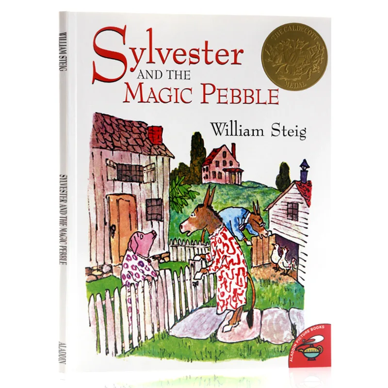 

Sylvester and the Magic Pebble Caldecott Winner, Children's books aged 3 4 5 6 7 English book, Picture Books 9780671662691