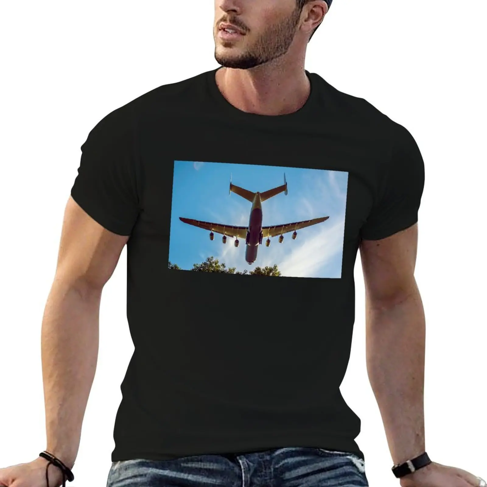 

#182 Antonov AN-225 Mriya, East Midlands Airport, Flying Over Kegworth Village T-Shirt funny t shirts man T-Shirt