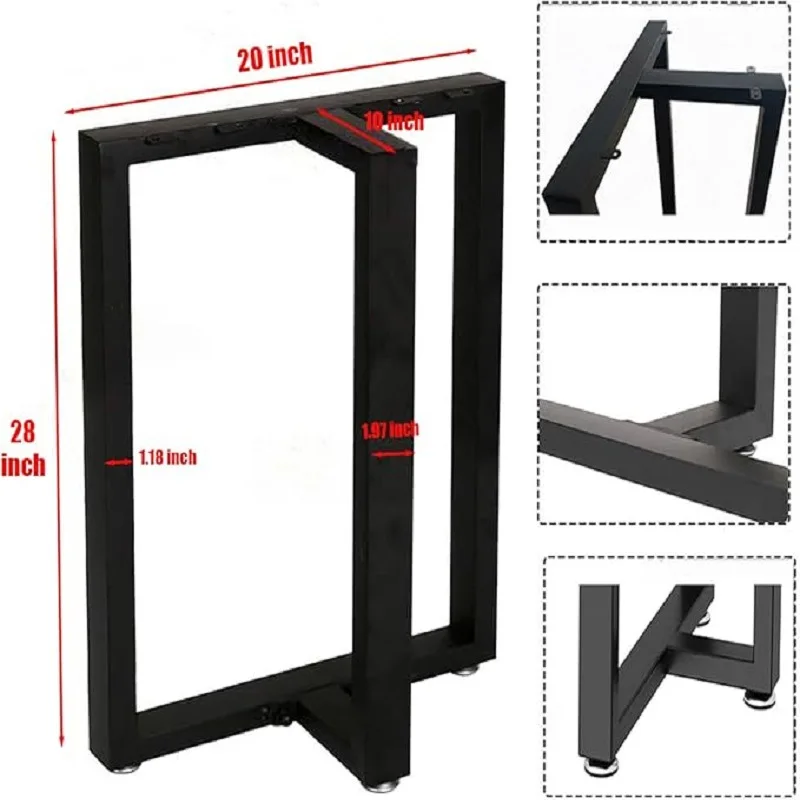 support-de-table-triangulaire-en-metal-simple-support-de-pied-de-table-elegant-une-paire