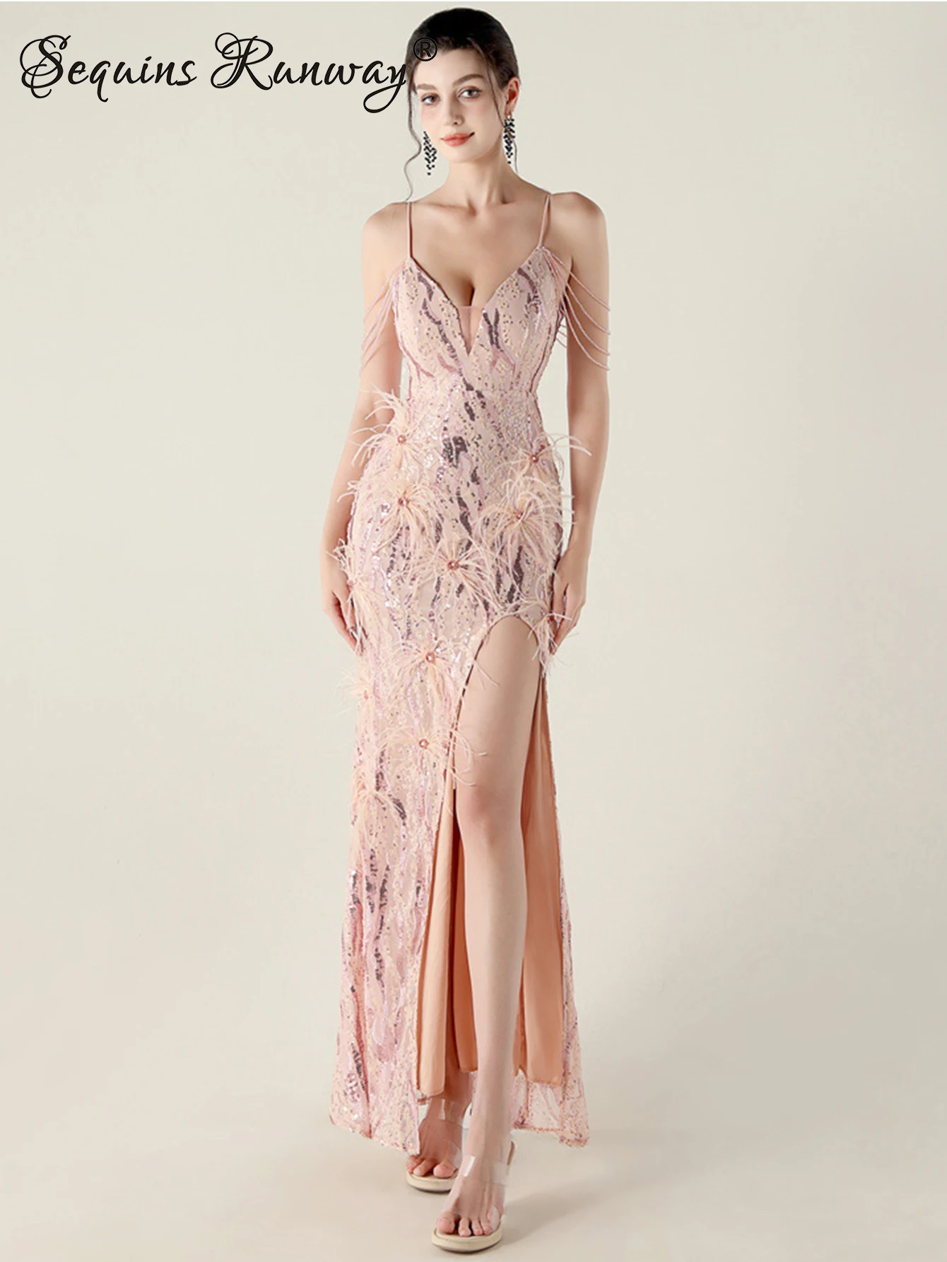 

Sexy backless party long dresses 2025 woman elegant luxury cocktail prom evening dresses women maxi sequin summer dress vestidos