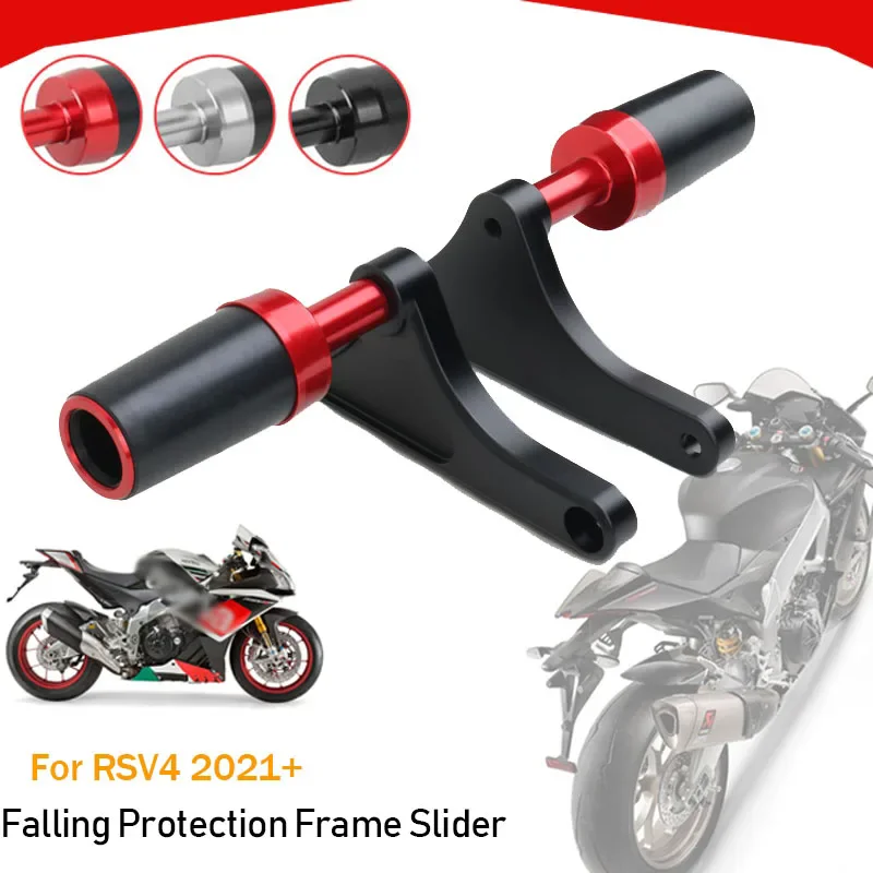 

Motorcycle CNC Falling Protection Frame Slider Fairing Guard Crash Pad Protector For RSV4 RR RSV4 RF 2021-2023