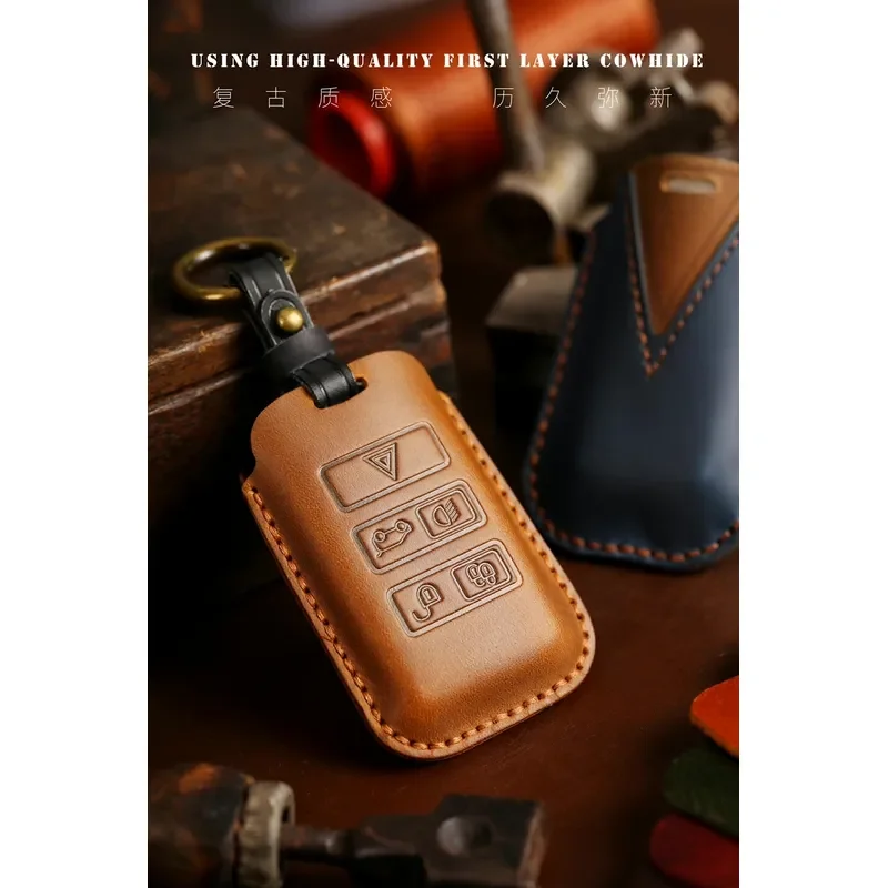 for Range Rover Key Case Aurora Defender Discovery Sport Freelander Vessel Discovery 4 5 Car Key Cover