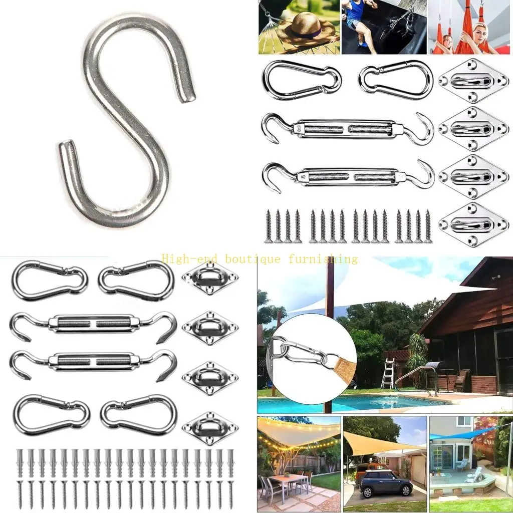 L9NB Stainless Shade Sail Canopy Fitting for Rectangle for Sun Shade Sail Installatio