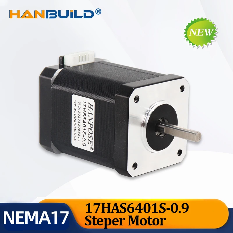 

3pcs nema17 micro stepper motor 17HS6401S 0.9 degree 60mm 1.7A 70N.CM 4-wire for 3D printer cnc hybrid 0.9 degree stepper motor