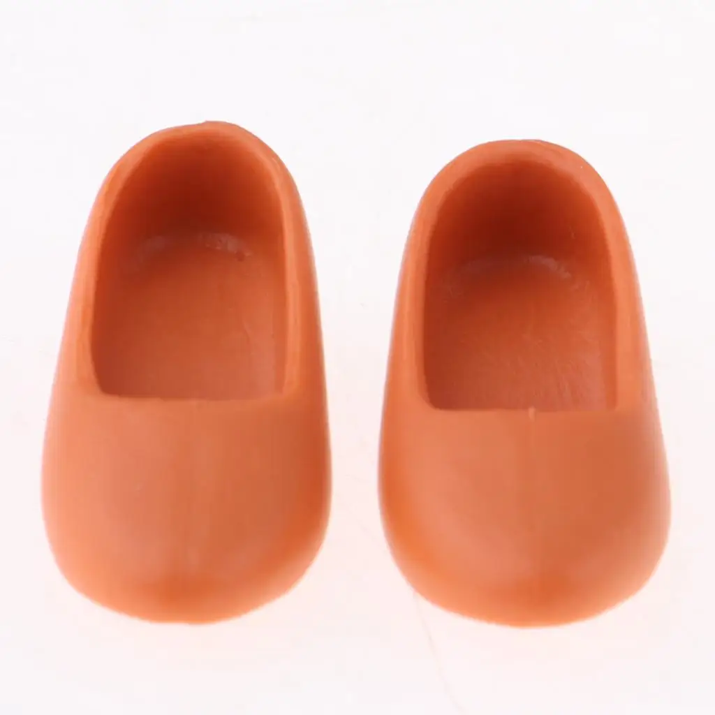 Sandales de chaussures à la mode pour 1/6 BJD beurre, accessoire Kiev illage orange, 2 pièces